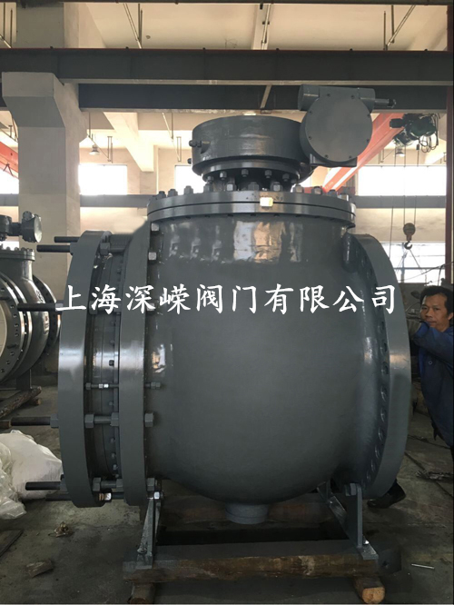 上歐大口徑上裝式偏心半球閥